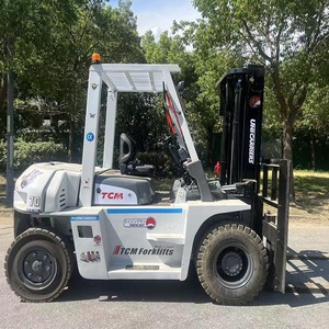 Montacargas Usado de Alta Calidad de 7 Toneladas, Diésel <span class=keywords><strong>TCM</strong></span> 70, 2 Etapas, 3 Etapas, <span class=keywords><strong>Manual</strong></span>, FD70 en Oferta, Montacargas <span class=keywords><strong>TCM</strong></span> - Product Image 4