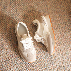 Baskets pour femmes Printemps 2022, à semelle épaisse, confortables, à lacets, style sport et loisirs, baskets de running à semelle gaufrée - Product Image 3
