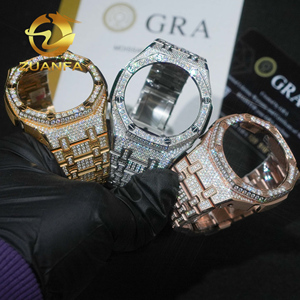 PROMOTION Superbes Pièces de Montre Diamant Moissanite VVS pour Boîtier et Bracelet de Montre GA2100, Lunette de Montre GA2100, Testeur de Diamant GRA Inclus - Product Image 5