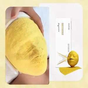 Máscara de múmia de rosto fino OEM para uso em spa de beleza máscara de gesso ouro 3D branqueadora lift V máscara facial de gesso facial