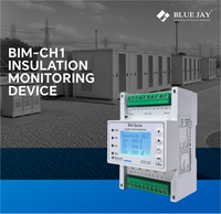Relais de surveillance d'isolement en ligne DC BIM-CH 1kΩ~10MΩ avec écran LCD, Modbus RTU RS485, 100-1000V DC, Système IT
