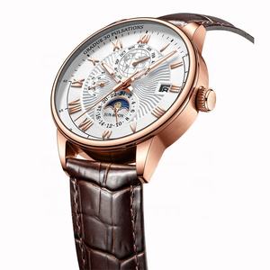 Reloj de pulsera de cuarzo para hombre, cronógrafo luminoso, deportivo, resistente al agua - Product Image 6