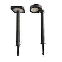Lampe solaire d'extérieur pour pelouse Borne lumineuse pour chemin de jardin, allée, cour avant, LED pour sentier Spot Lights IP65