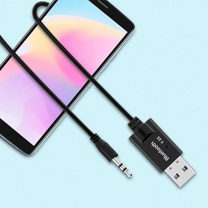 Adaptateur <span class=keywords><strong>Bluetooth</strong></span> Aux USB vers <span class=keywords><strong>Jack</strong></span> 3,5 mm pour Audio <span class=keywords><strong>Voiture</strong></span>, Musique, Micro, Kit Mains Libres <span class=keywords><strong>Bluetooth</strong></span> 4.2 pour <span class=keywords><strong>Voiture</strong></span>, Émetteur <span class=keywords><strong>Bluetooth</strong></span> - Product Image 6