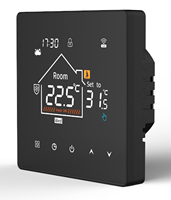 Termostato Digital Moderno para Calefacción por Suelo Radiante en Hogar u Oficina, Controlador de Temperatura Inteligente Programable con WiFi y Alexa, 230V