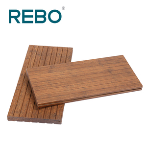 พื้นระเบียงไม้ไผ่คอมโพสิต <span class=keywords><strong>REBO</strong></span> MF621 รุ่นยอดนิยมสำหรับภายนอกอาคาร สีธรรมชาติ หนา 20 มม. เคลือบน้ำมัน รับประกัน 30 ปี - Product Image 2