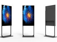 Écran publicitaire LCD pour vitrine de magasin avec lecture vidéo, affichage numérique 55 pouces pour la promotion des petites entreprises