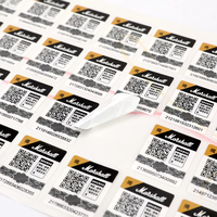 Nouvelles étiquettes de sécurité en plastique anti-effraction avec code QR, résistantes aux rayures, étanches, anti-contrefaçon, numéro unique, sécurité, authenticité 3D