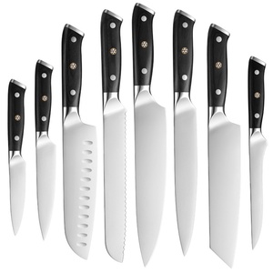 Cuchillo de Cocina Profesional de 8 Pulgadas con Hoja de Acero Inoxidable 5CR15 y Mango de Madera, Cuchillos Afilados para Frutas y Pan - Product Image 5