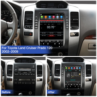 Radio para Auto con Android 14 para Lexus GX470, Reproductor Multimedia Estéreo DSP para Toyota Land Cruiser Prado 120 2002-2009, GPS, Carplay, Bluetooth