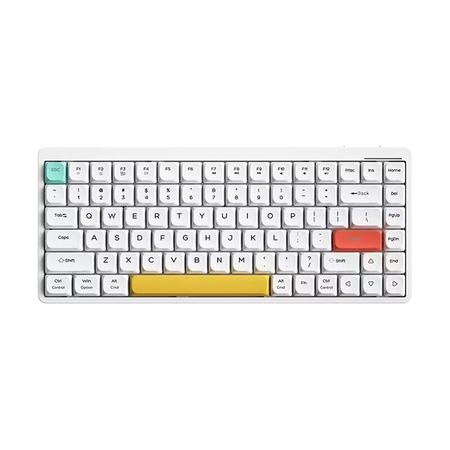 PCTECH YK84 75% for 2.4G USB-C Wireless Mechanical Keyboard Compatible with Windows for Systems Gateron Switch Low Profile