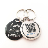 Fábrica personalizada Anti Lose Cat Dog Tags Acero inoxidable Nfc Pet Tag con código Qr