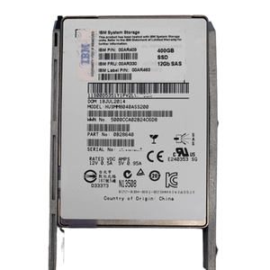 00AR330 00AR409 00AR483 Disque SSD SAS 12 Gb/s 2,5 pouces 400 Go pour Storwize V7000 Gen2 00AR330 00AR409 00AR483 - Product Image 1