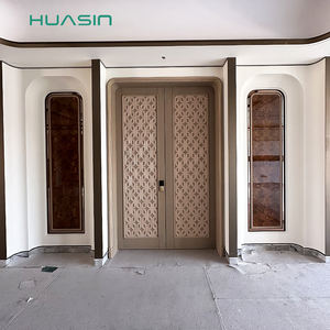 Portes intérieures en bois massif Huasin 2025 - Design moderne, garantie 5 ans, utilisation pour entrée/cuisine/villa/hall, solutions résidentielles personnalisées - Product Image 3