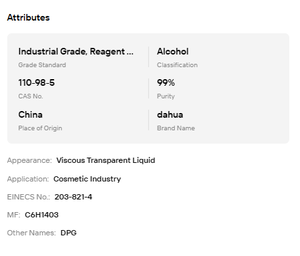 Dipropilenglicol 99% para Perfumes e Inciensos - Product Image 6