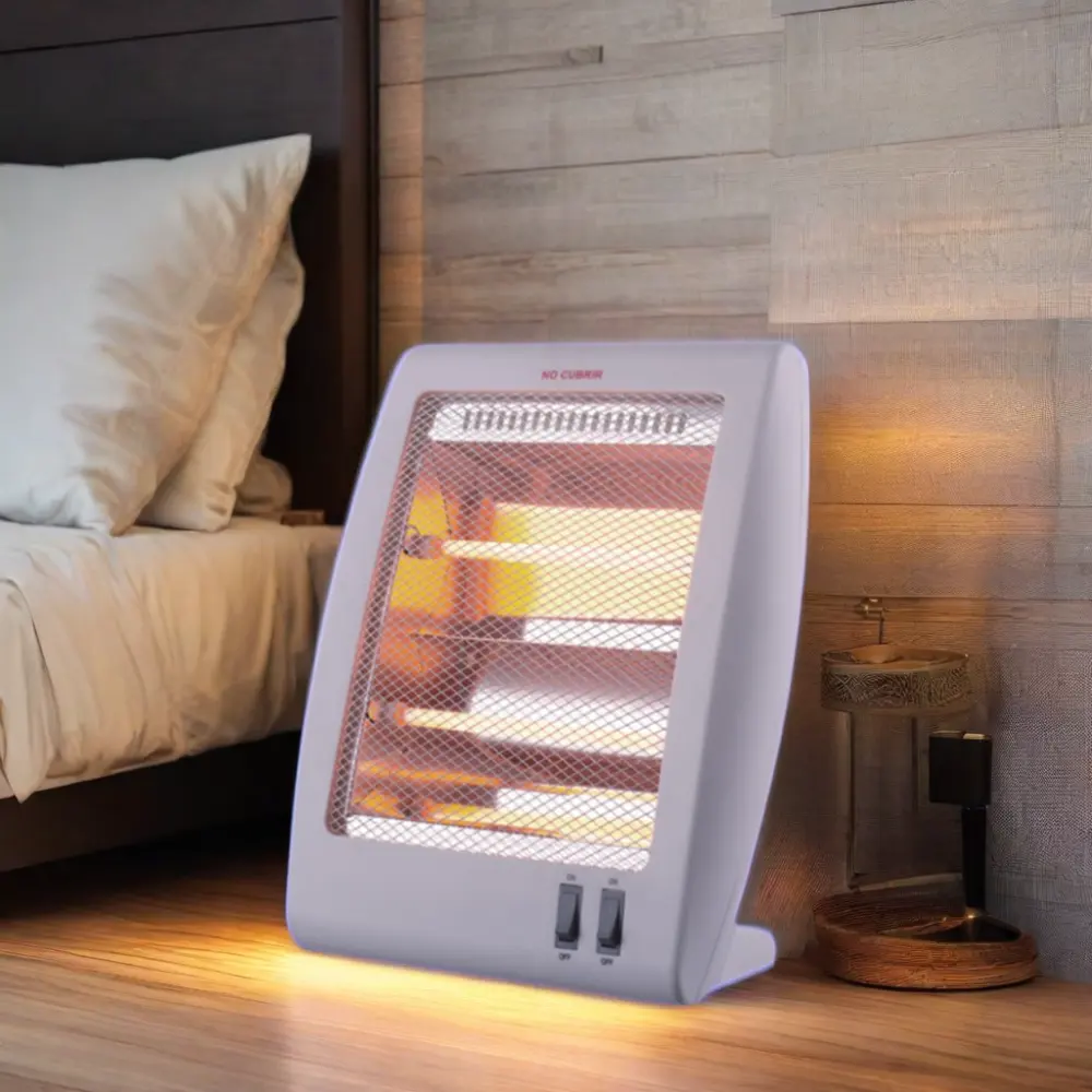 Hot Sale Mini Design 800W Quartz Electric Heater with Handle 400W-800W Adjustable Power Heaters