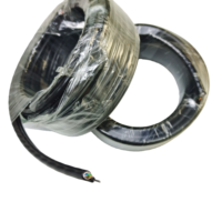 Kabel LAN Luar Ruangan Gulungan 100M 305M 500M Cat5e UTP Kabel Komunikasi Baja 24AWG 4Pair Tembaga Murni Solid Low Loss