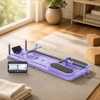 Nouvelle planche abdominale multifonctionnelle avec rebond automatique, ensemble de planches de Pilates portables avec logo personnalisé, matériau PP