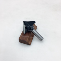 Outils de travail du bois TUOKE TK949 12x50x25, fraise en carbure pour fraiseuse de type V-90 degrés