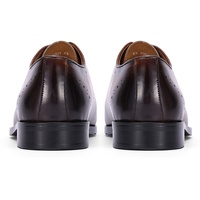 Chaussures décontractées pour hommes en cuir véritable de vachette, style brogue à lacets, best-seller transfrontalier en cuir de vachette pur