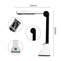 Scanner automatique portable à capteur CMOS haute vitesse avec interface USB, vitesse de numérisation de 1 seconde, caméra de document intelligente pour enseignants, en stock