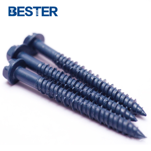 Acero inoxidable SS 410 cabeza de arandela hexagonal ranurada ancla de hormigón azul Tapcon tornillo de mampostería <span class=keywords><strong>para</strong></span> <span class=keywords><strong>ladrillo</strong></span> - Product Image 2