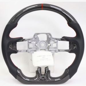 Volant sport en cuir et fibre de carbone personnalisé amélioré pour <span class=keywords><strong>Ford</strong></span> Mustang 2015 à 2022, séries GT et Shelby - Product Image 5