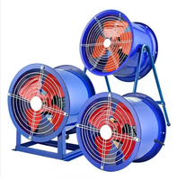 Moteurs AC triphasés portables basse pression série SF 2,2 kW, ventilateurs axiaux industriels à faible bruit