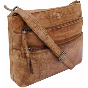 Sac bandoulière en cuir pleine fleur élégant et spacieux, idéal pour les voyages, alliant parfaite élégance, durabilité et design pratique - Product Image 1