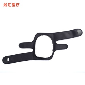 <b>Knee</b> Braces One Size Black Polyester Unisex For Running <b>Exercise</b> And Health Support - Product Image 2