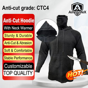 Ropa de Seguridad Personalizable al por Mayor Directo de Fábrica: Sudadera Negra Anticorte, Chaleco Antipuñal de Alta Protección, Ropa Ignífuga - Product Image 1