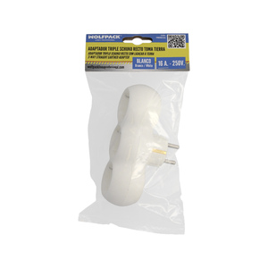Adattatore triplo Schuko dritto 16A. 250V. - Product Image 6