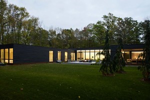Modern Concrete <b>Fire</b> <b>Pit</b> with Built-in Seating - Product Image 4