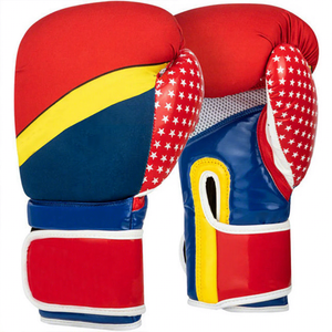 Gants de MMA MUDASSAR SPORTS en cuir, à doigts entiers, avec fermeture auto-agrippante et lacets au poignet, pour adultes, pour l'entraînement de boxe - Product Image 1