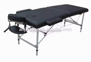 เตียงนวดพับได้ปรับระดับได้ อลูมิเนียมสีน้ำเงินคุณภาพดีที่สุด พร้อมกระเป๋าสำหรับพกพา ใช้สำหรับทำทรีทเมนต์ใบหน้า เตียงนวดแบบพกพา - Product Image 4