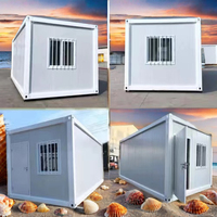 Conteneur de bureau mobile pour maison conteneur de chantier avec salle de bain et cuisine
