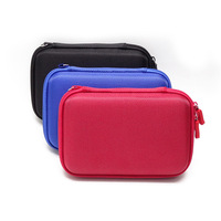 Étui de rangement pour accessoires électroniques numériques, étanche, en EVA rigide, avec fermeture éclair, pour câbles de charge, banque d'alimentation, voyage