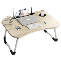 Vente en gros Offre Spéciale Table pliante en bois pour ordinateur portable, chambre, bureau, intérieur, bureau, maison, meuble pliable pour ordinateur portable