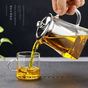 Borosilicate Glass Heat Resistant Gold <b>Kettle</b> Whistling Double Wall <b>Modern</b> Design Portable Eco-Friendly Durable Food Grade Tea - Product Image 4