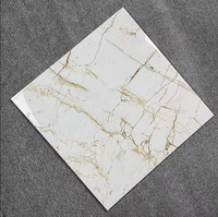 Carrelage en céramique aspect marbre brillant 24x24 pouces (600x600 mm) pour sol et mur, salon, salle de bain, cuisine, décoration intérieure moderne