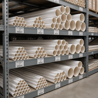 Tuyau de Conduite Électrique en PVC Blanc de Haute Qualité pour Câblage Professionnel et Protection des Câbles Norme ASTM OEM ODM