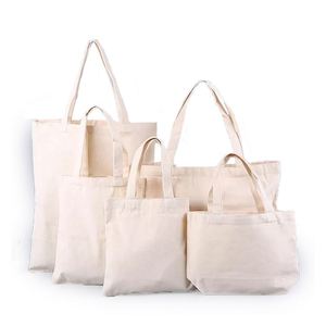 Factory Outlet Cotton Canvas Tote Bags <b>Cheap</b> Price Women's Single Shoulder Shopping Bag with Your logo - Product Image 1