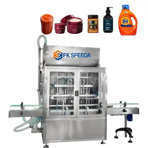 FKF-H automatic bottle water milk liquid ointment filling and capping machine manufacturer price