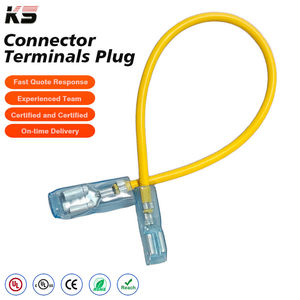 Conjuntos de Cables Terminados con Pre-Crimpado de Tres Núcleos con Código de Color Personalizado, Arnés de Cableado de Cobre Aislado para Equipos Eléctricos - Product Image 1