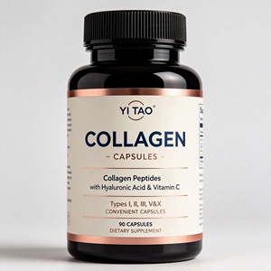 Cápsulas de Colágeno de Marca Privada con Ácido Hialurónico y Vitamina C para el Cuidado Antienvejecimiento de la Piel y el Cabello, 90 Unidades - Product Image 1