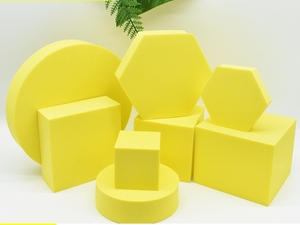 Décoration pour produits 8 en 1 Cube géométrique Table de séance <span class=keywords><strong>photo</strong></span> colorée 8pcs EVA Foam Props Backgrounds Backdrop Photography Props - Product Image 2