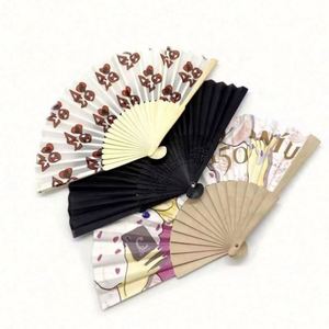 Custom Printed Carved Bamboo Folding Fabric <b>Hand</b> <b>Fan</b> for Promotional Wholesale Gifts - Product Image 5