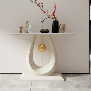 Consolle Multifunzionale in Ferro di Lusso con Mobile a Muro per Ingresso e Soggiorno di Appartamenti Moderni - Product Image 2