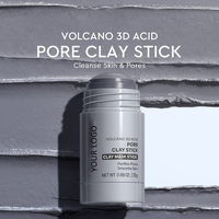 Masque en stick éclaircissant à la grenade et au niacinamide, marque privée – Masque en stick 3D purifiant les pores à la grenade, à l'armoise et au volcan