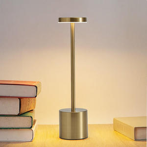 Thiết kế mới không dây LED bảng đèn hiện đại không dây có thể sạc lại cảm ứng mờ nhà hàng di động đèn sang trọng bàn bảng đèn - Product Image 5